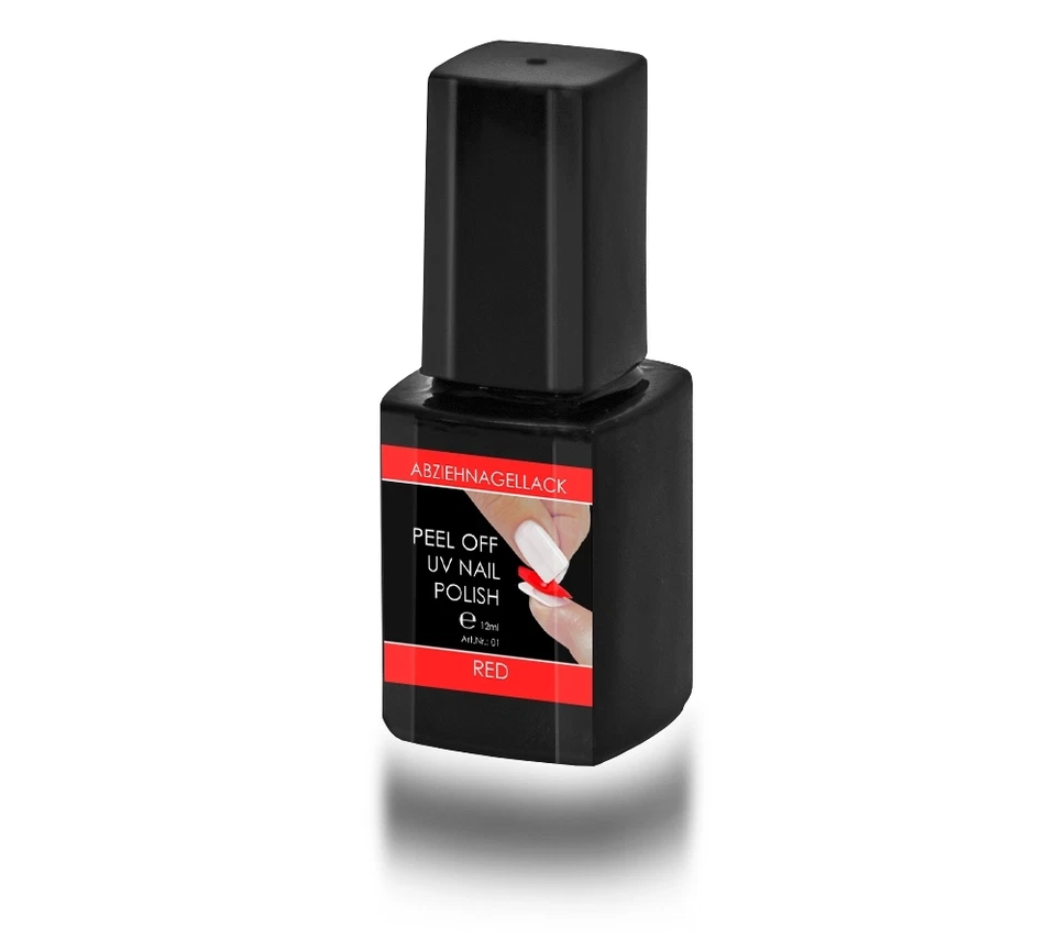 12 ml PEEL OFF / UV NAIL POLISH**** RED**NR. 1***ABZIEHBARER NAGELLACK - Bild 1 von 1