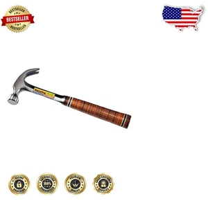 Claw Hammer with Leather Grip, 16-Ounce Lightweight & Durable - Picture 1 of 2