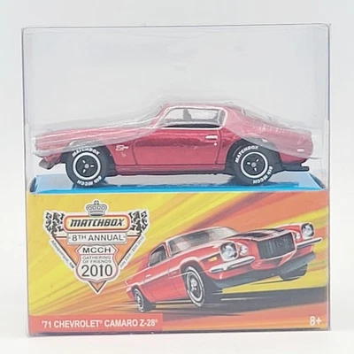 Chevrolet Camaro Z28 1971 Matchbox - difícil de encontrar (2010 MBX MCCH convención de reunión) Foto 1 de 4