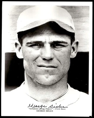 George Sisler Photo Signed Auto JSA Authenticated St Louis Browns ID:471970 - Image 1 of 4