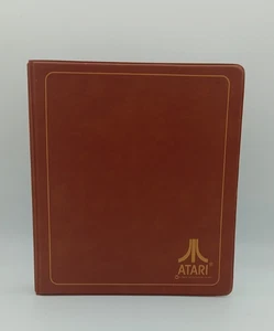 Vintage ATARI Case 2600 Cartridge Storage Binder Holder (mit 8 Spielen) - Bild 1 von 7