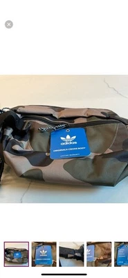 Bolsa de ombro Adidas Originals camuflada cintura bolsa de ombro com cinto IJ5048 - Imagem 1 de 4