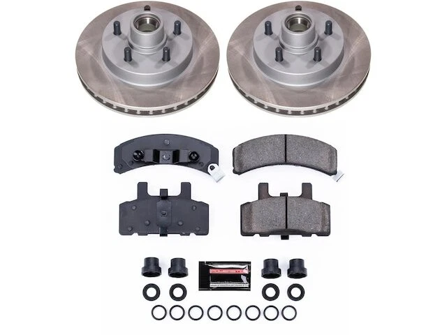 Kit de pastillas de freno delanteras y rotor para 1992-1999 GMC C1500 Suburban 1993 1994 PR213CB Foto 1 de 1