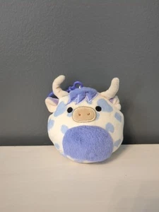 "Juguete de peluche Squishmallows Clip 3"" Conway the Purple Spotted Highland Cow" - Imagen 1 de 4
