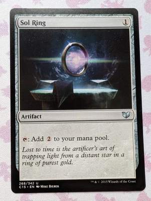MTG Magic the Gathering Sol Ring (268/392) Commander 2015 - Image 1 of 2