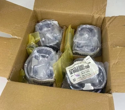 GENUÍNO FABRICANTE DE EQUIPAMENTO ORIGINAL ® 2.4L pistão de motor e pino 4 peças para 2013-2022 Hyundai Kia 234102G501 - Imagem 1 de 4