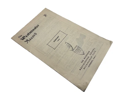 The Westminster Record Chapel by Martyn Lloyd Jones Preached 1944 Printed 1945 - Image 1 of 4