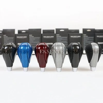 Pomo de cambio de marchas de fibra de carbono para Lexus ES300h ES350 GS300 GS350 GS430 GS450 IS F Foto 1 de 2