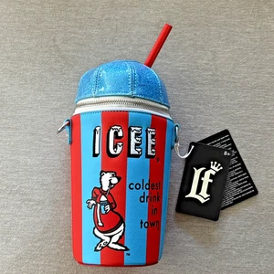 Loungefly Icee AMC Exclusive Crossbody Bag w/Strap New w/tags Polar Bear Mascot - Picture 1 of 9