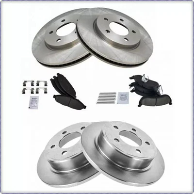 Bremsscheiben + BREMSKLÖTZE Trasero Delantero Para Chrysler Pacifica 2004-2008 - Imagen 1 de 4