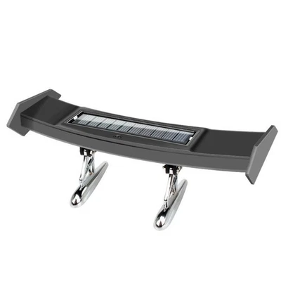 Car Rear Spoiler Mini Solar Tail Light Waterproof LED Black for Most Models - Image 1 of 4