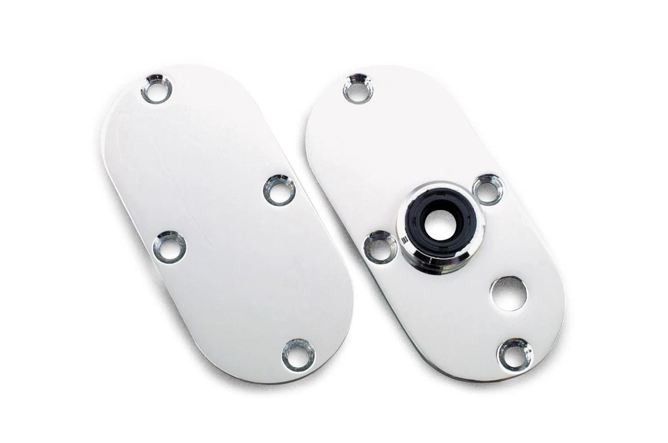 Cubierta de inspección cromada 65-86 FL FX 4 velocidades Harley 60572-78T sin orificio de cambio Foto 1 de 1