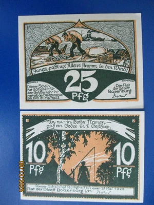 Germany 10,25 Pfennig Notgeld, banknotes, 1922, #9 - Image 1 of 2