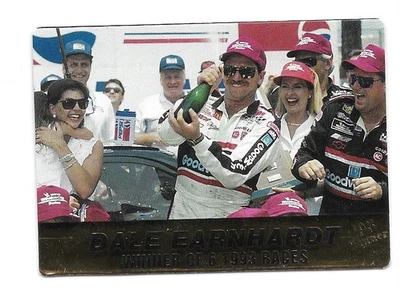 Dale Earnhardt 1994 Action Packed Card #32 (Winner of 6 1993 Races) - Image 1 of 2
