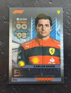 2022 Formula 1 Topps F1 Turbo Attax Carlos Sainz Diamond Limited Edition F1 - Picture 1 of 2