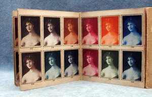 ANTIQUE AUTOTYPE COLOUR CHART CARBON PIGMENT  TISSUES CATALOG - Picture 1 of 3