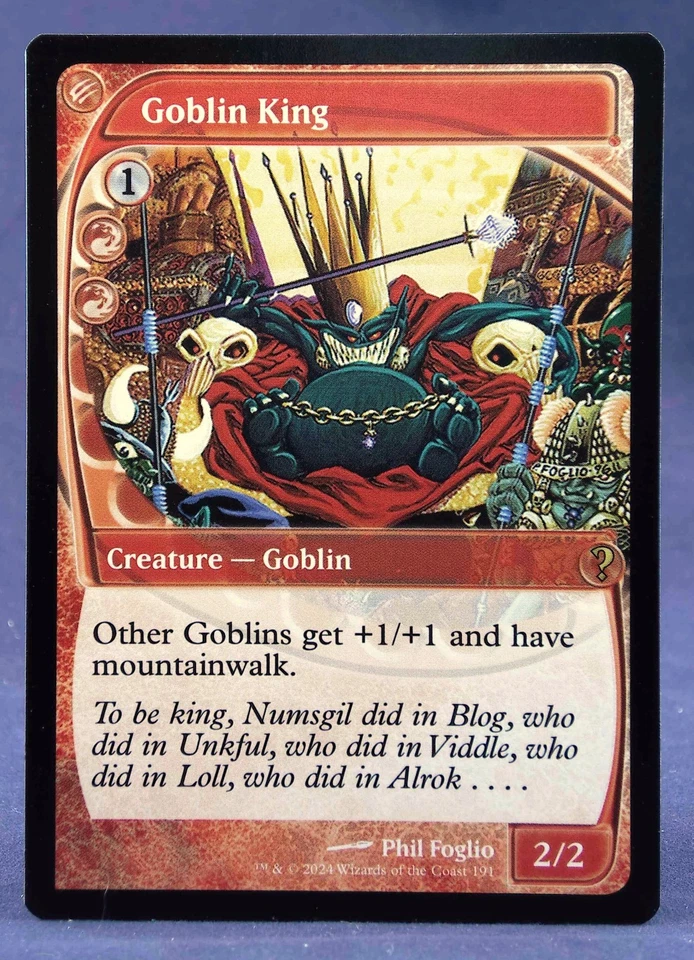 Goblin King (Future Sight) - MTG - Mystery Booster 2 MB2 - NM Excellent - Image 1 of 1