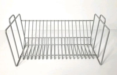 20 CD Storage Stand Holder Compact Stylish Industrial Stackable, Metal Construct - Image 1 of 4