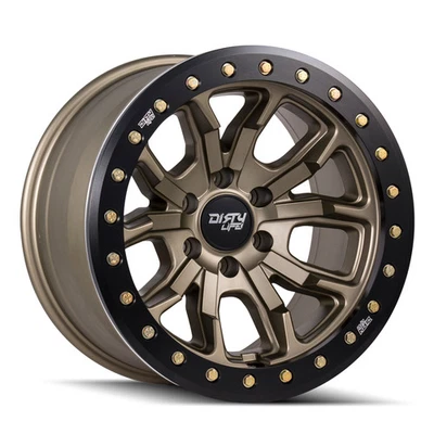 Dirty Life Wheels 9303 DT-1 17x9 -12 Satin Bronze 6x139.7 6x5.5 (QTY 1) Foto 1 de 4