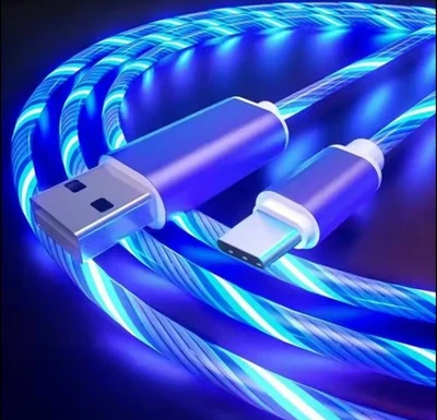  LED USB Charging USB C Cable  - Imagen 1 de 3