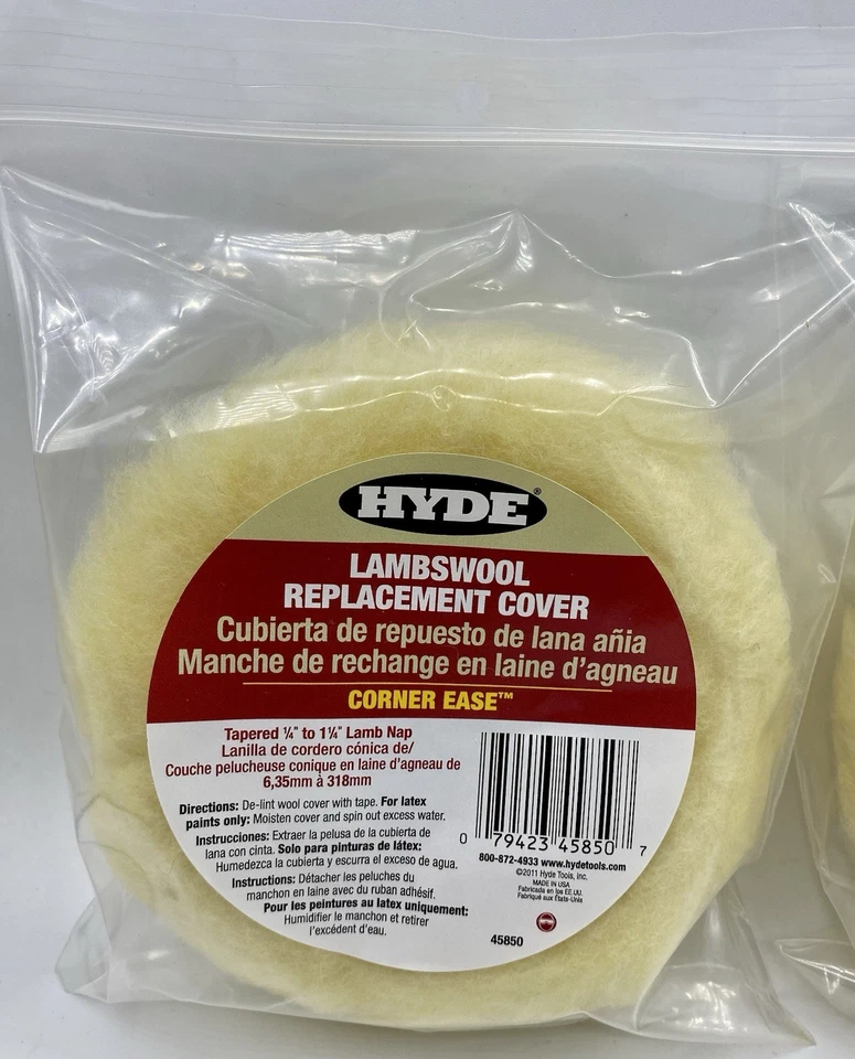 Hyde 45850 Corner Ease Wool Replacement Roller Cover