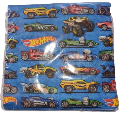 Hot Wheels Wild Racer Napkins 6.5" x 6.5"|Multicolor  Pkg 16 - Image 1 of 2