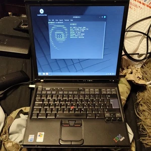 IBM ThinkPad T41 14" 2374 Pentium M 1.6G 1GB RAM 40GB HDD - Picture 1 of 9