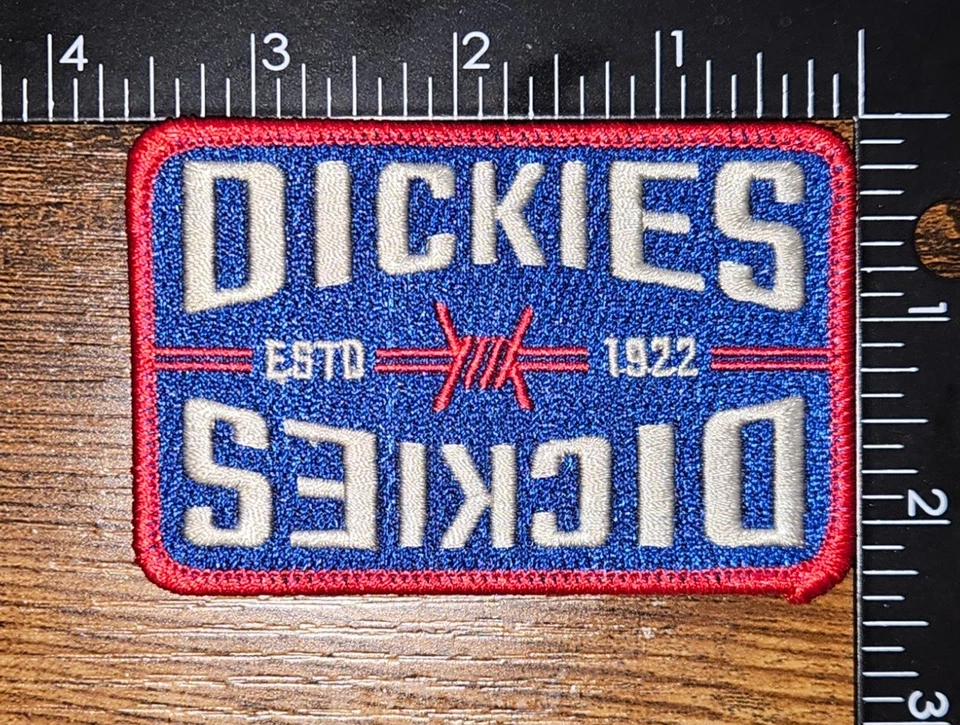 Dickies Established 1922 Mirror Logo Clothing Hat Patch - Image 1 of 1