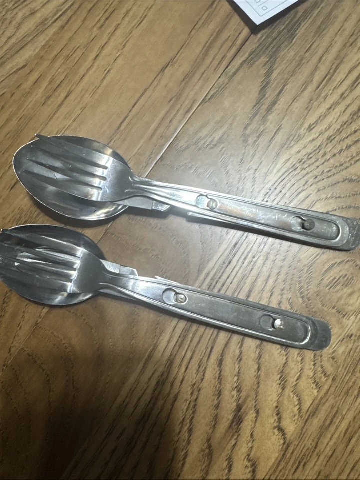 Swiss Army Type Knife Vintage Fork Spoon Camping - Image 1 of 1