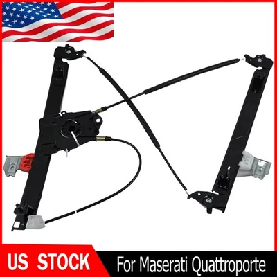 For 2003-2013 Maserati Quattroporte M139 RH Rear Door Window Regulator W/O Motor Foto 1 de 4