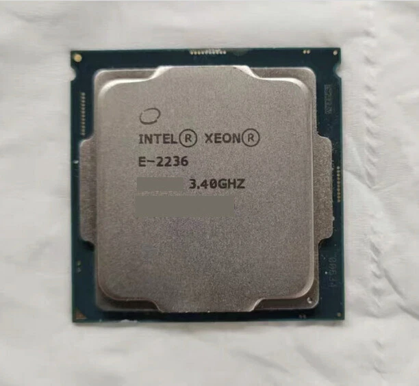 Intel Xeon E-2236 QS CPU 6 Cores 12 Threads LGA 1151  TDP 80W Processors/* - Image 1 of 1
