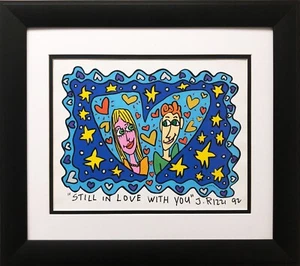 James Rizzi "Still in Love With You" individuell gerahmte Pop Art - Bild 1 von 3