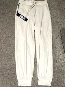 New Noli Yoga High Waist Chase Drawstring Athleisure Jogger Cream Women S - Picture 1 of 8