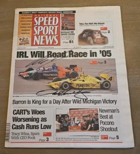 Sam Hornish Jr. Alex Barron Sgd Speed Sport News 30/07/2002 Indy Car Racing - Imagen 1 de 1