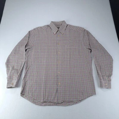 Camisa de vestir Ermenegildo Zegna para hombre grande a cuadros multicolor algodón lana Foto 1 de 4