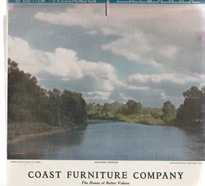 COAST FURNITURE COMPANY LOS ANGELES 1945 ADVERTISING CALENDAR - Picture 1 of 5