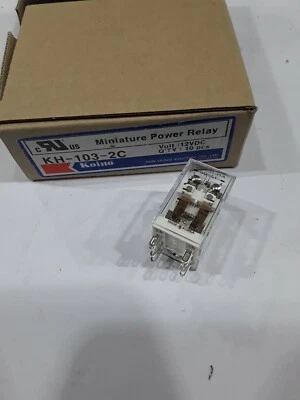 KH-103-2C-012DC KOINO MINIATURA RELÉ DE ALIMENTACIÓN 12VDC 8 PINES 2 POLOS 5 AMP NUEVO Foto 1 de 4