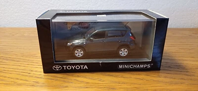 Toyota  RAV4 2006  1/43 minichamps 1/43 - miniature grise anthracite - rare - Photo 1/4