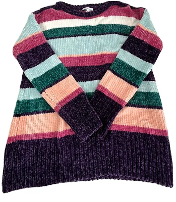 Suéter Westbound S Mujer Púrpura Multi Rayas Suave Otoño Vacaciones Regalo Cálido Foto 1 de 4