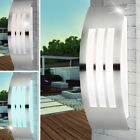 LED Acier Inoxydable Mur Lampe Dimmable RGB Télécommande Extérieur Éclairage