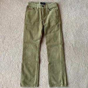 POLO RALPH LAUREN KIDS CORD PANTS,8, KHAKI, FIVE POCKETS, ZIP FLY, BUTTON WAIST - Picture 1 of 5