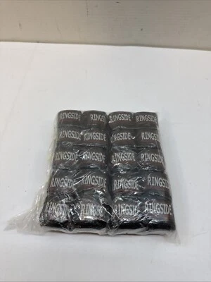Ringside Mexican Style Boxing MMA Handwraps Hand Wrap Wraps 20 Pack - Black - Image 1 of 4