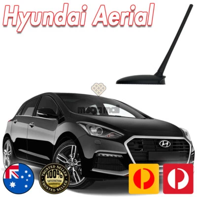 Antena aérea de techo negra para Hyundai y KIA 7 PULGADAS Foto 1 de 4