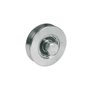 Pair Of Wheel For Gates Ibfm 2 Ball Bearings Groove V Art. 362 - Picture 1 of 1