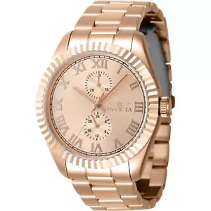 Invicta Men's Watch Specialty Quartz Rose Gold Stainless Steel Bracelet 47433 - Picture 1 of 2