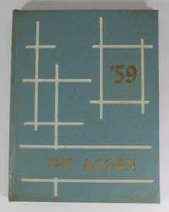 VTG 1959 Union High School Vale, North Carolina NC Yearbook The Acorn - Picture 1 of 6