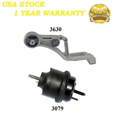 2PCS MOTOR MOUNT FIT 2005-2007 FORD FIVE HUNDRED, MERCURY MONTEGO 3.0L - AUTO - Image 1 of 4