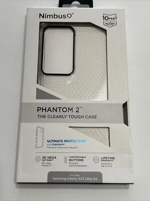 Nimbus9 Phantom 2 系列保护壳 适用于三星 Galaxy S23 Ultra 5G - 透明 — 第 1/4 张图片