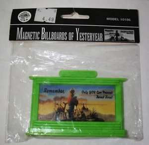 Vtg1995 Geo Zoltan Lefton IOP NOS Magnetic Billboards of Yesteryear 10186 Smokey - Picture 1 of 8