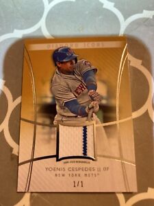 Yoennis Cespedes 11 Diamond icons two Color patch true 1 Of 1 New York Mets